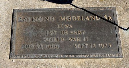 MODELAND, RAYMOND HENRY SR - Carroll County, Iowa | RAYMOND HENRY SR MODELAND 