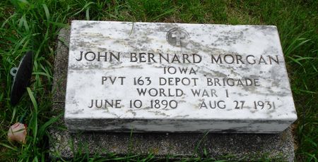 MORGAN, JOHN BERNARD - Carroll County, Iowa | JOHN BERNARD MORGAN 