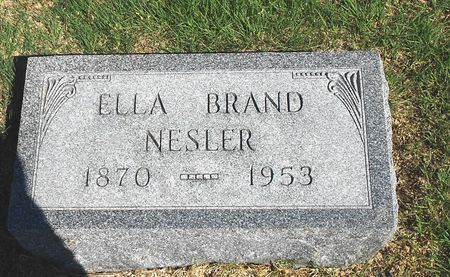 BRAND NESLER, ELLA - Carroll County, Iowa | ELLA BRAND NESLER 