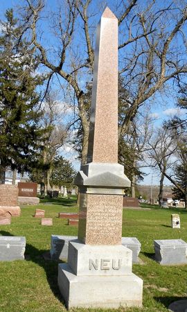 NEU, FAMILY MEMORIAL - Carroll County, Iowa | FAMILY MEMORIAL NEU 