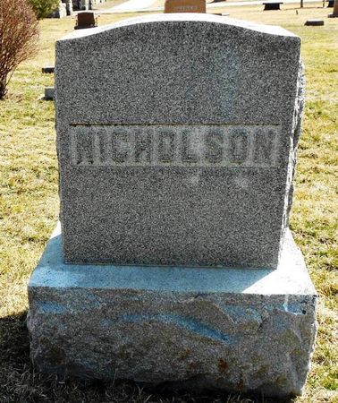 NICHOLSON, FAMILY MEMORIAL - Carroll County, Iowa | FAMILY MEMORIAL NICHOLSON 