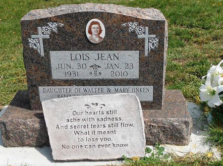 ONKEN, LOIS JEAN - Carroll County, Iowa | LOIS JEAN ONKEN 