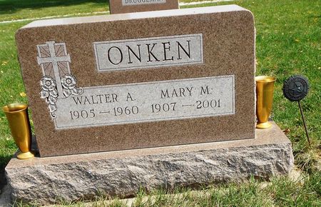 ONKEN, MARY M - Carroll County, Iowa | MARY M ONKEN 