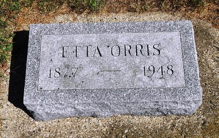 ORRIS, ETTA ELIZABETH - Carroll County, Iowa | ETTA ELIZABETH ORRIS 