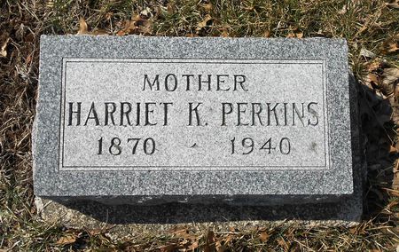 WILLEY PERKINS, HARRIET K - Carroll County, Iowa | HARRIET K WILLEY PERKINS 