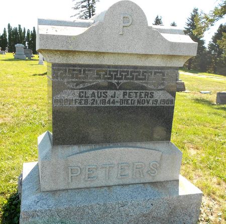 PETERS, CLAUS JOHN - Carroll County, Iowa | CLAUS JOHN PETERS 