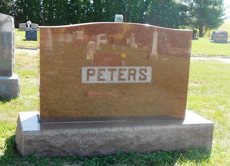 PETERS, FAMILY MEMORIAL - Carroll County, Iowa | FAMILY MEMORIAL PETERS 