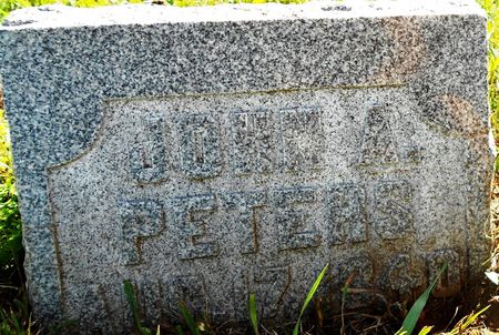 PETERS, JOHN A. - Carroll County, Iowa | JOHN A. PETERS 