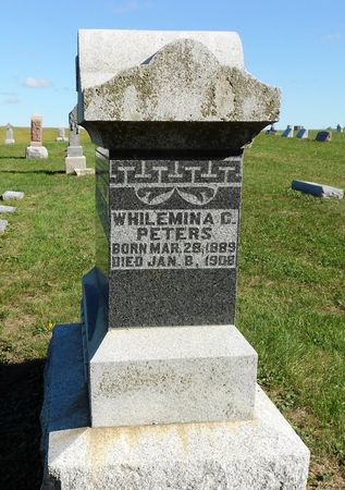 PETERS, WILHELMINA C. - Carroll County, Iowa | WILHELMINA C. PETERS 