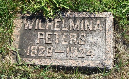 PETERS, WILHELMINA - Carroll County, Iowa | WILHELMINA PETERS 