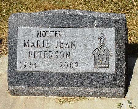 PETERSON, MARIE JEAN - Carroll County, Iowa | MARIE JEAN PETERSON 