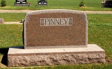 PINNEY, FAMILY MONUMENT - Carroll County, Iowa | FAMILY MONUMENT PINNEY 