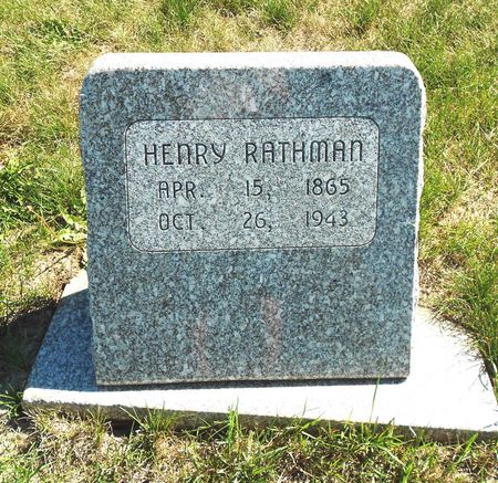 RATHMAN, HENRY - Carroll County, Iowa | HENRY RATHMAN 
