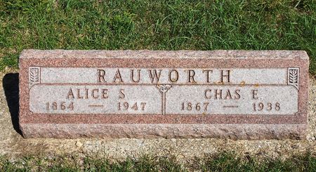 STEVENS RAUWORTH, ALICE - Carroll County, Iowa | ALICE STEVENS RAUWORTH 