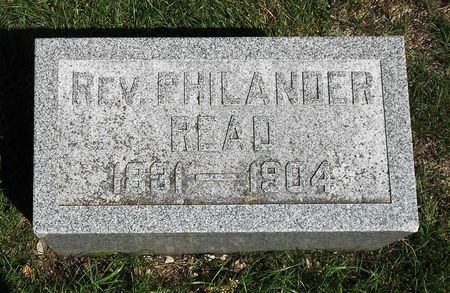 READ, PHILANDER - Carroll County, Iowa | PHILANDER READ 