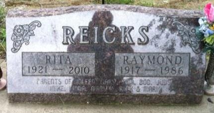 OSWALD REICKS, RITA - Carroll County, Iowa | RITA OSWALD REICKS 