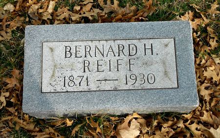 REIFF, BERNARD H - Carroll County, Iowa | BERNARD H REIFF 