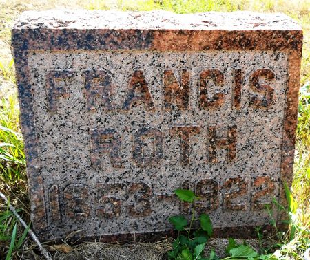 ROTH, FRANCIS - Carroll County, Iowa | FRANCIS ROTH 