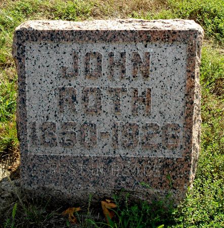 ROTH, JOHN - Carroll County, Iowa | JOHN ROTH 