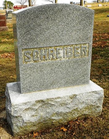 SCHREIBER, FAMILY MEMORIAL - Carroll County, Iowa | FAMILY MEMORIAL SCHREIBER 