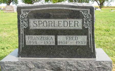 WERNER SPORLEDER, FRANZISKA - Carroll County, Iowa | FRANZISKA WERNER SPORLEDER 