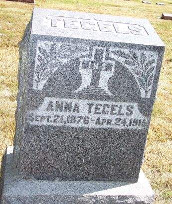 TEGELS, ANNA - Carroll County, Iowa | ANNA TEGELS 