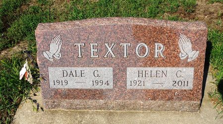 TEXTOR, HELEN CATHERINE - Carroll County, Iowa | HELEN CATHERINE TEXTOR 