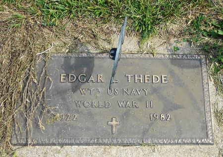THEDE, EDGAR LUVERNE - Carroll County, Iowa | EDGAR LUVERNE THEDE 