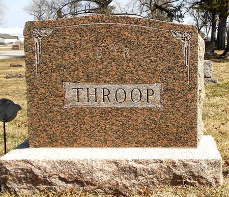 THROOP, FAMILY MEMORIAL - Carroll County, Iowa | FAMILY MEMORIAL THROOP 