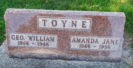 TOYNE, GEORGE WILLIAM - Carroll County, Iowa | GEORGE WILLIAM TOYNE 