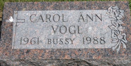 VOGL, CAROL ANN - Carroll County, Iowa | CAROL ANN VOGL 