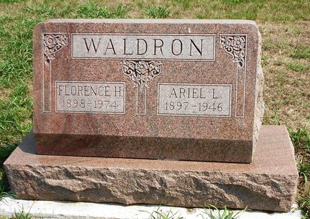 FLORY WALDRON, FLORENCE HILDA - Carroll County, Iowa | FLORENCE HILDA FLORY WALDRON 