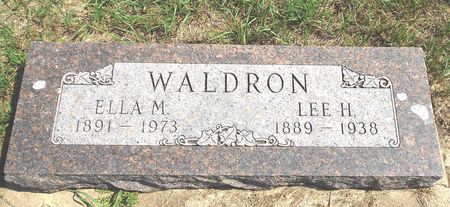 WALDRON, LEE HARRISON - Carroll County, Iowa | LEE HARRISON WALDRON 