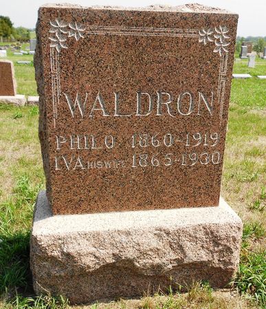 WALDRON, IVA REBECCA - Carroll County, Iowa | IVA REBECCA WALDRON 