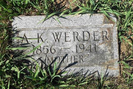 WITTROCK WERDER, ANNA KATHERINE - Carroll County, Iowa | ANNA KATHERINE WITTROCK WERDER 