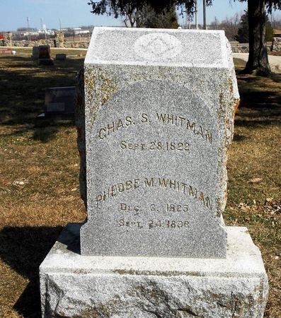 WOODWARD WHITMAN, PHOEBE M - Carroll County, Iowa | PHOEBE M WOODWARD WHITMAN 