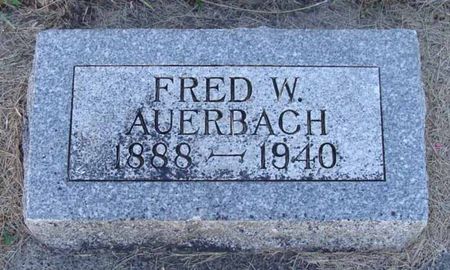 AUERBACH, FRED W. - Cass County, Iowa | FRED W. AUERBACH 