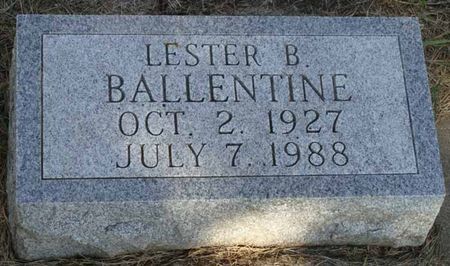 BALLENTINE, LESTER B. - Cass County, Iowa | LESTER B. BALLENTINE 