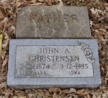 CHRISTENSEN, JOHN A. - Cass County, Iowa | JOHN A. CHRISTENSEN 
