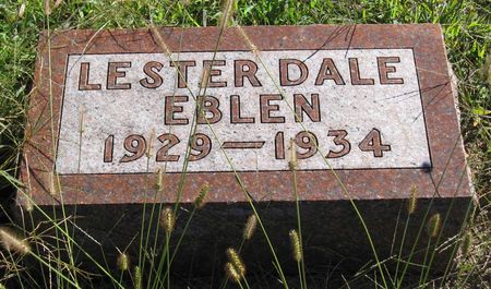 EBLEN, LESTER DALE - Cass County, Iowa | LESTER DALE EBLEN 