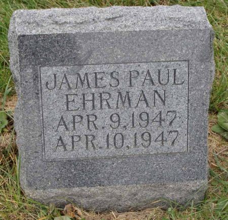 EHRMAN, JAMES PAUL - Cass County, Iowa | JAMES PAUL EHRMAN 