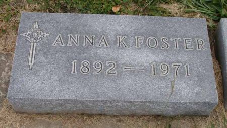 FOSTER, ANNA K. - Cass County, Iowa | ANNA K. FOSTER 