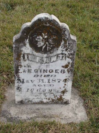 GINGERY, INFANT SON - Cass County, Iowa | INFANT SON GINGERY 