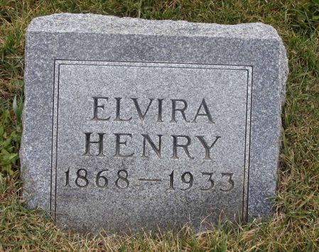 HENRY, ELVIRA - Cass County, Iowa | ELVIRA HENRY 