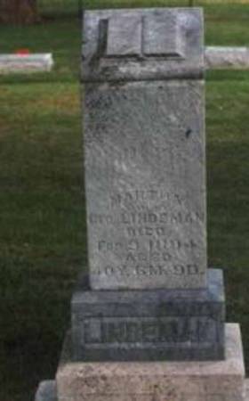 LINDEMAN, MARTHA - Cass County, Iowa | MARTHA LINDEMAN 