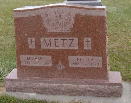 METZ, BERTHA - Cass County, Iowa | BERTHA METZ 