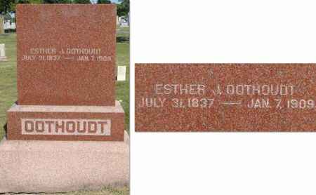 OOTHOUDT, ESTHER J. - Cass County, Iowa | ESTHER J. OOTHOUDT 