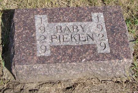 PIEKEN, BABY - Cass County, Iowa | BABY PIEKEN 