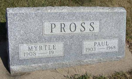 PROSS, PAUL - Cass County, Iowa | PAUL PROSS 