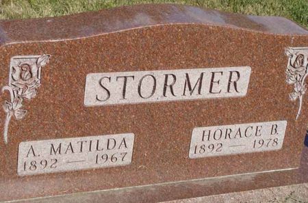 STORMER, A. MATILDA - Cass County, Iowa | A. MATILDA STORMER 